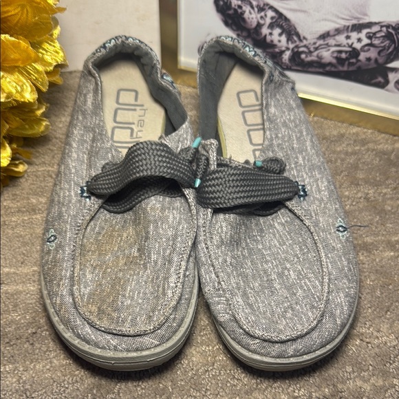 Hey Dude Shoes - Hey Dude Gray Loafers
